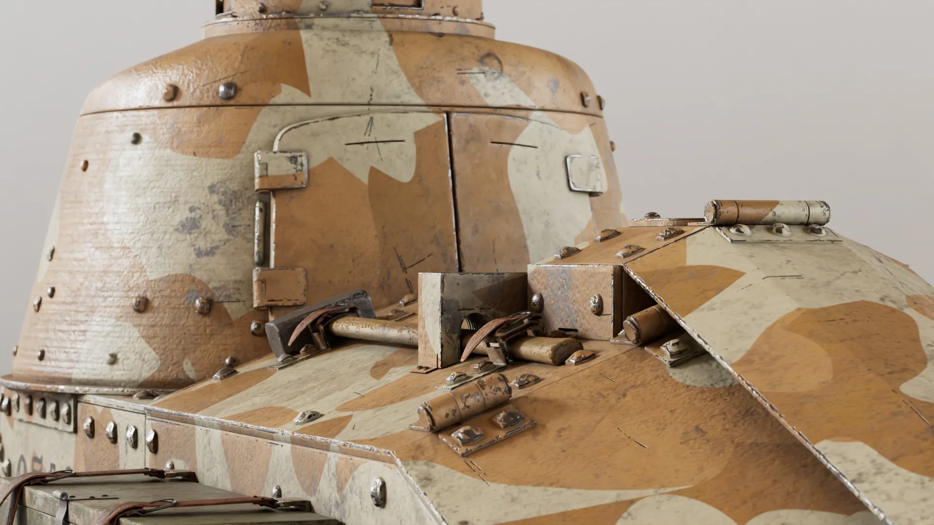 Back head of Renault FT Tank