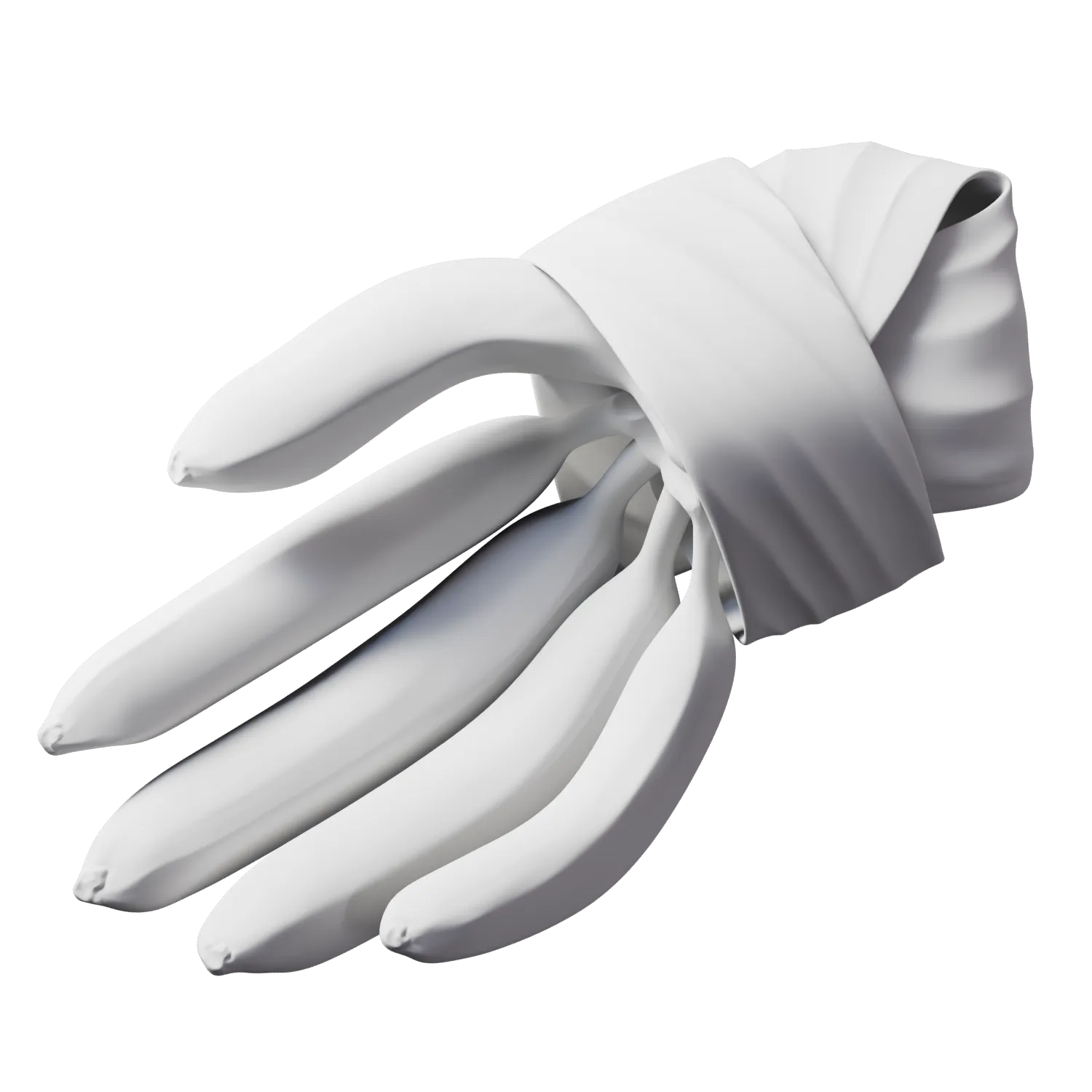 Lambertian shader of the banana label