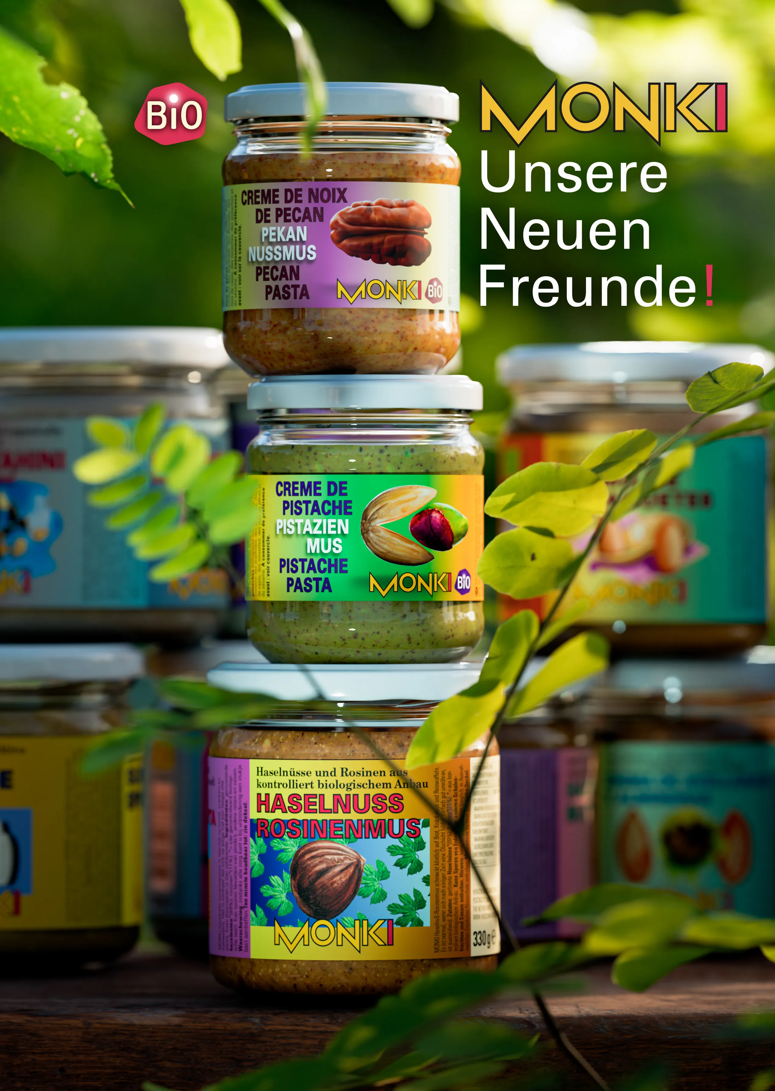 German (Grell) version of monki advertisement