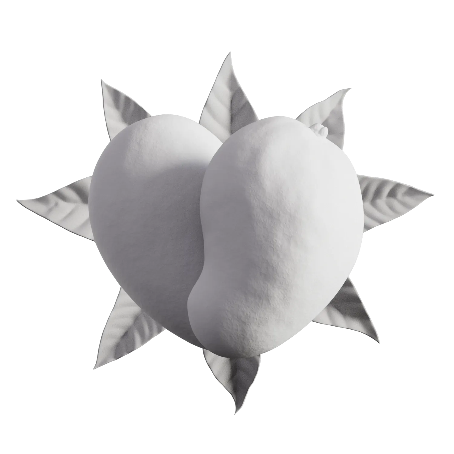 Lambertian shader of the mango label