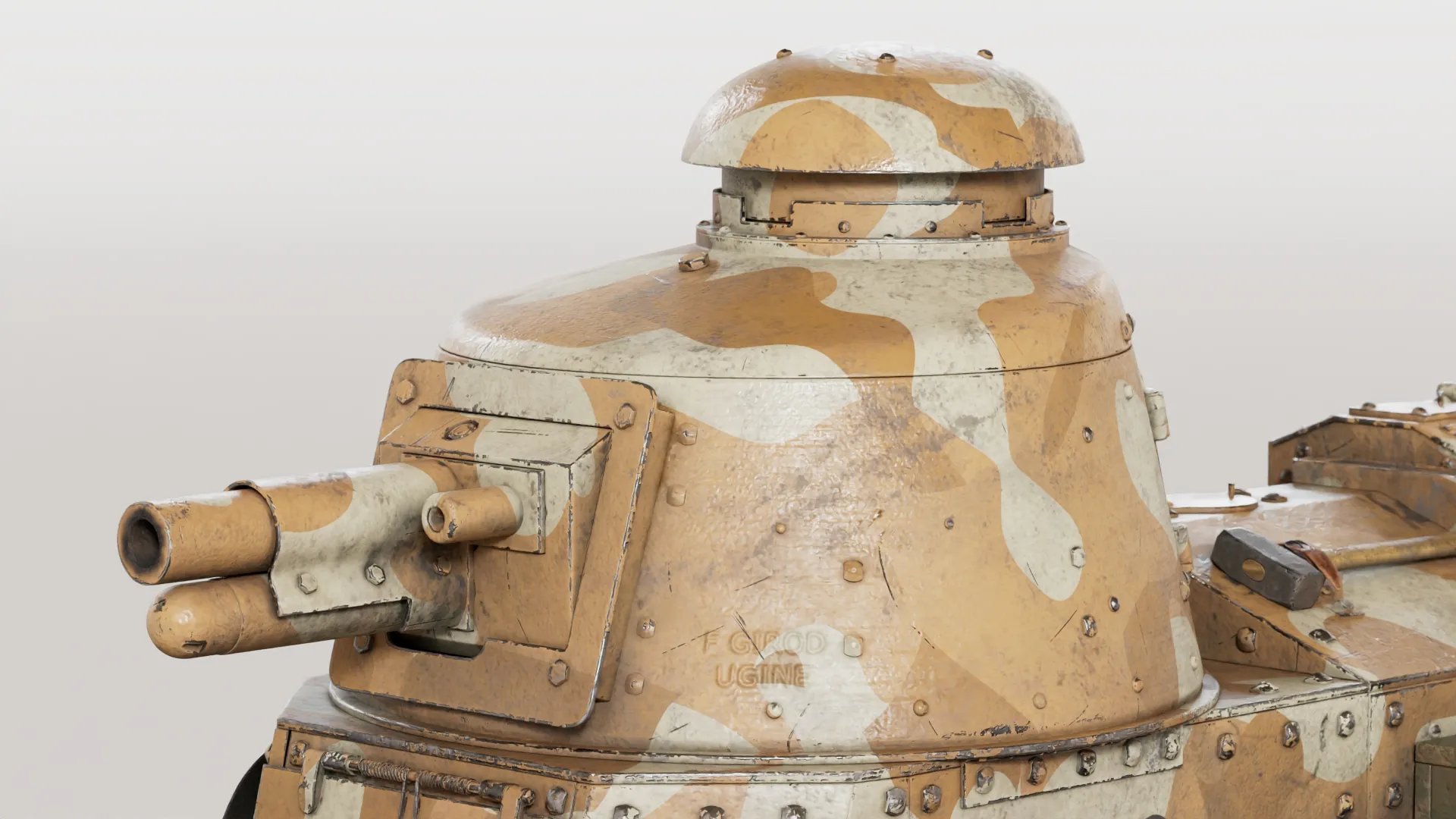 Turret of Renault FT Tank