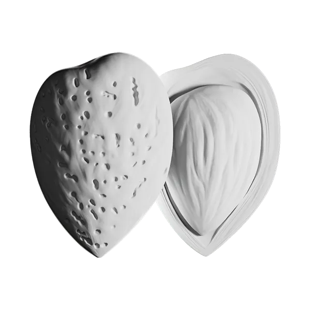 Flat render of MONKI BIO Almond butter