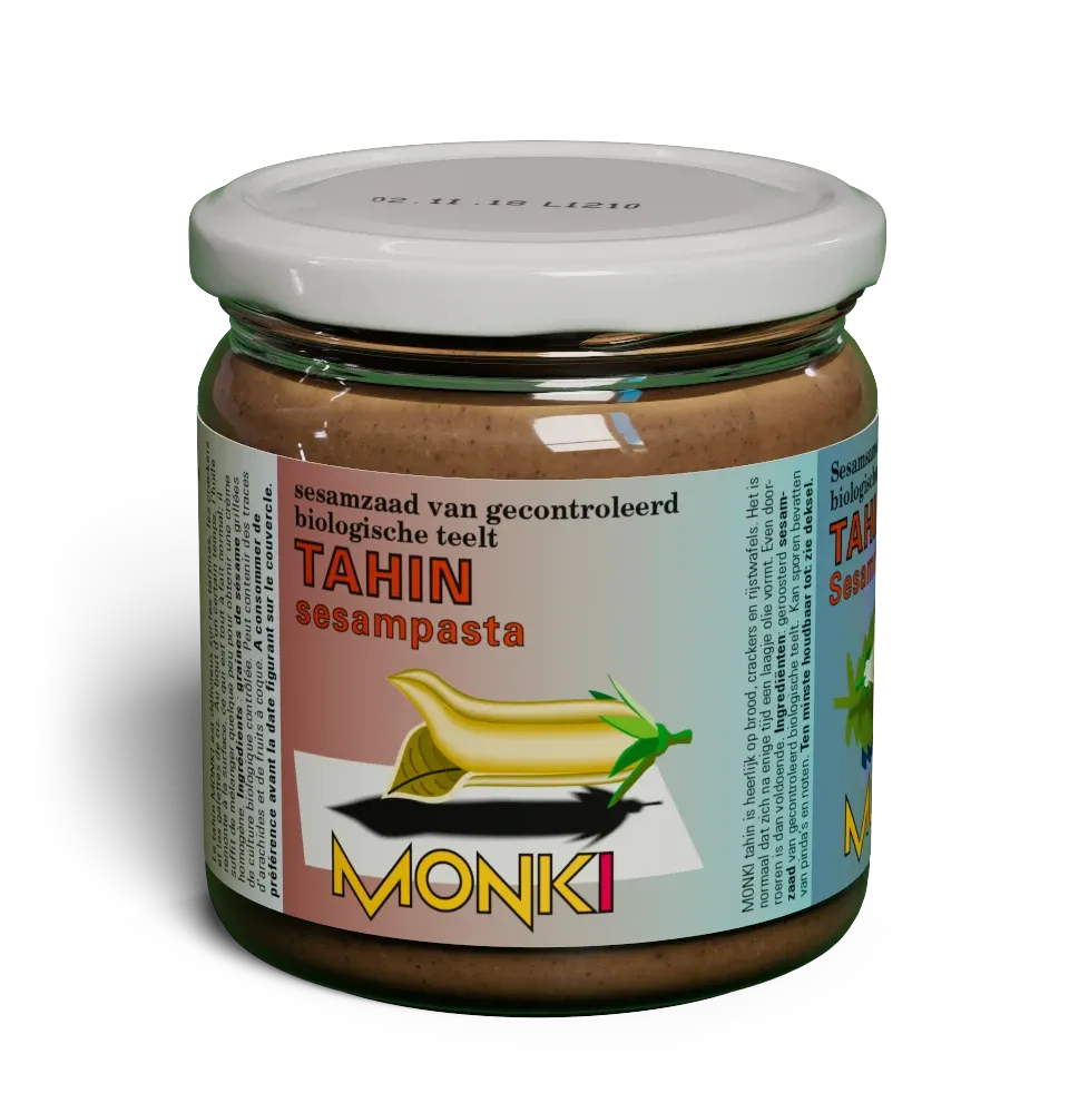 Tahini label render