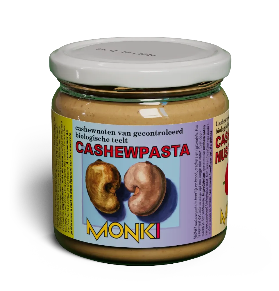 Cashew butter label render