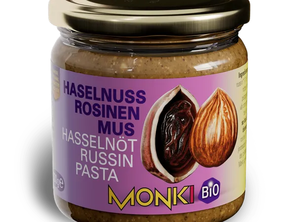 Monki Hazelnut butter with raisins